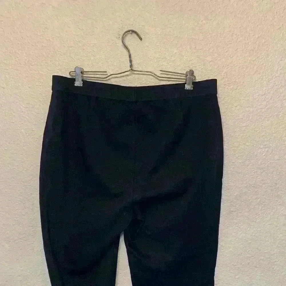 Eileen Fisher black pull on pant sz M career business casual work pant skinny - Picture 5 of 9